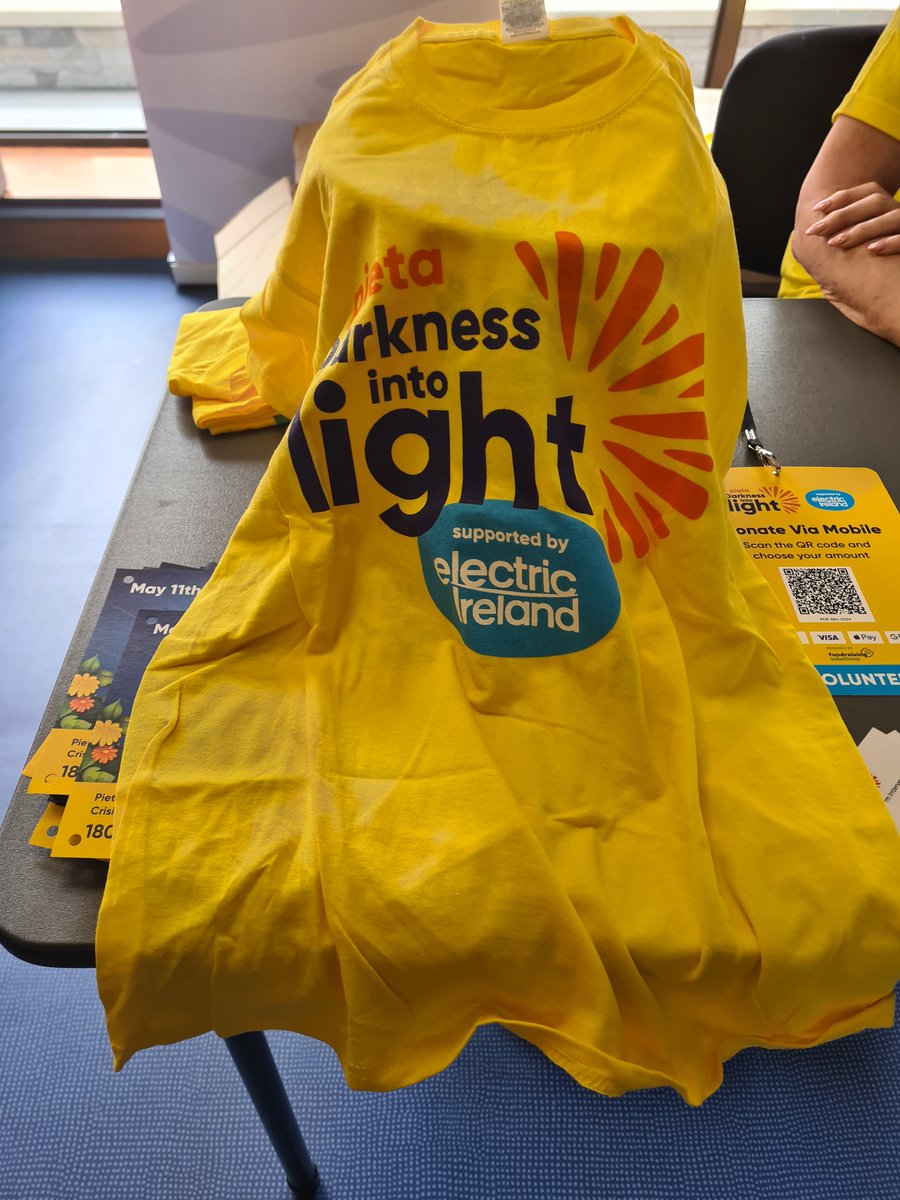 Have you registered for #DIL24 you can register and get your tee-shirt in UHW today. Support & give hope to those affected by suicide. Sign up for the most important sunrise of the '@year and help raise much needed funds. @PietaHouse @IEHospitalGroup @AmbulanceNAS @SouthEastCH