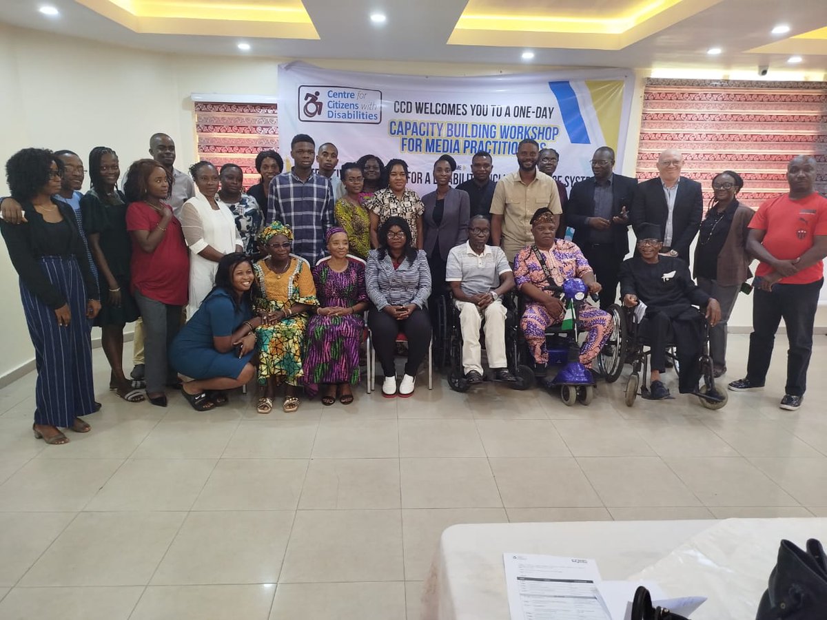 Accurate representation, avoiding stereotypes, promoting accessibility and fair hearing were the things I highlighted as ethical considerations for journalists while leading a training for journalists on disability-inclusive justice reporting organized by @CCDNigeria @voicetweetz