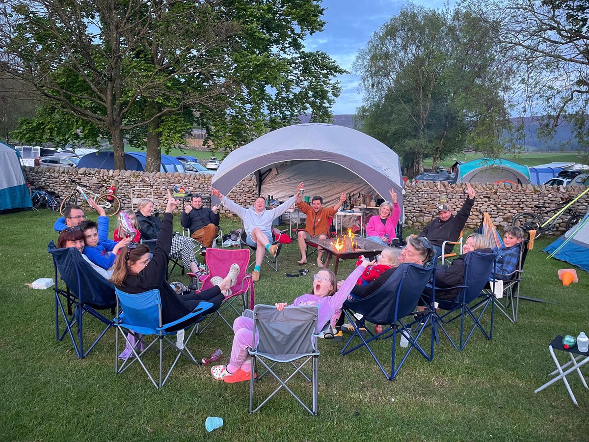 Our team away weekend’s better than your team away weekend 🏕️