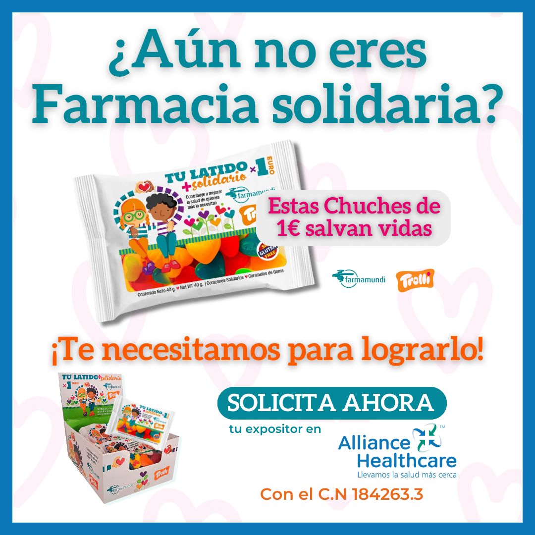 #Alianza | @AllianceHC_ES y Farmamundi unen fuerzas por una mayor concienciación sobre el derecho a la #salud. 💚Alliance Healthcare distribuye en #farmacias bolsitas de caramelos de goma con fines solidarios. #TuLatidoMásSolidario Informa @imfarmacias imfarmacias.es/noticia/35575/…