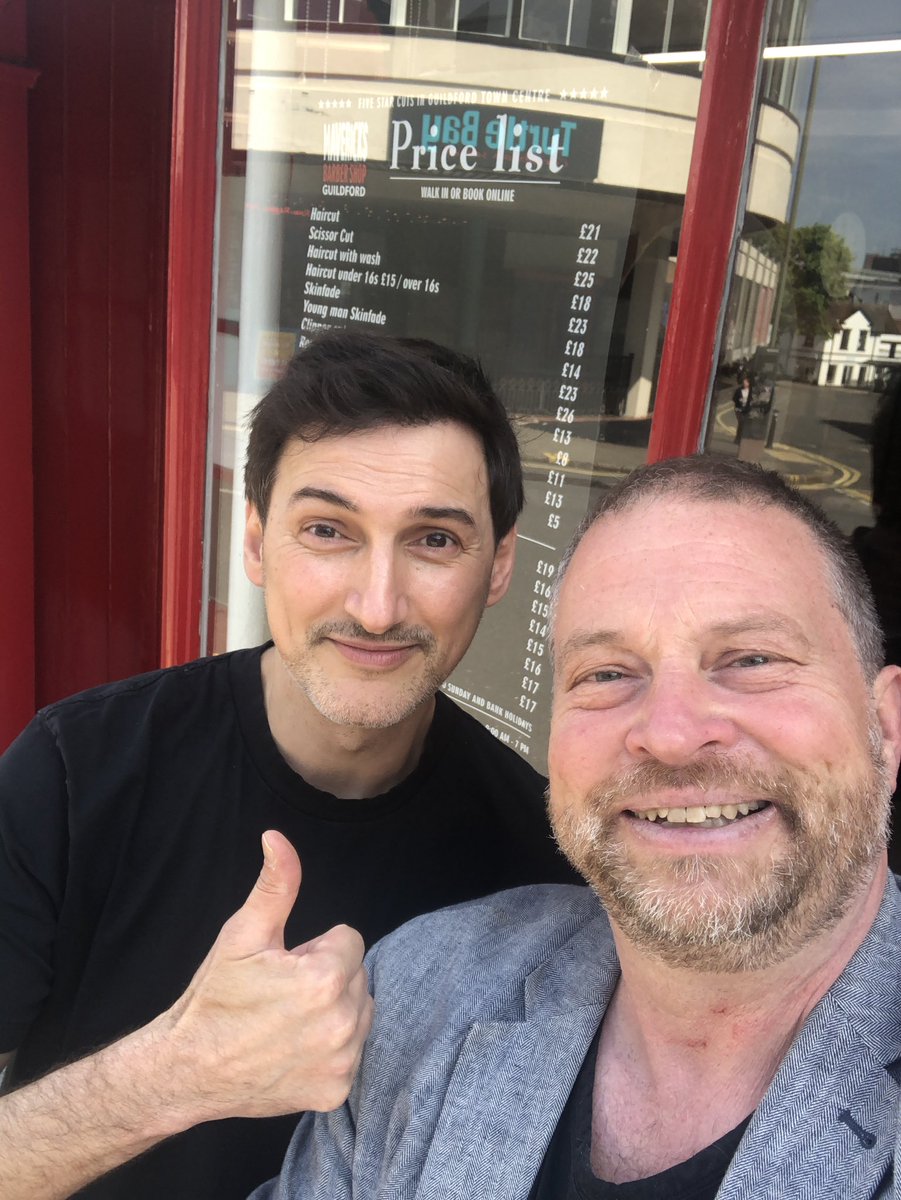 Pre-holiday spruce up, courtesy- as always - from @MavericksMan Consistently a warm welcome from Pete & the team. ✂️✂️✂️ #Guildford