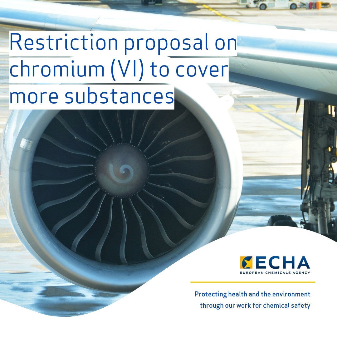 #EU_REACH - 🇪🇺 Commission has requested us to broaden the scope of the REACH restriction proposal on chromium (VI) to cover at least 12 chromium (VI) substances. We'll launch a 2nd call for evidence in June & explain its scope in webinar on 6 June 2024.🔗fcld.ly/restcrvibt