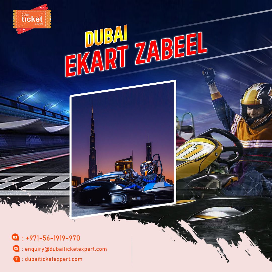 Ekart Zabeel Dubai: Heart-pounding turns, adrenaline rushes & thrilling competition, a thrill seeker's paradise.

For bookings:
🌐:dubaiticketexpert.com
📞: +971561919970

#dubaiekartzabeel #EkartZabeel #ekartzabeeldubai #Dubai #DubaiTickets #DubaiAdventures #dubaiticketexpert