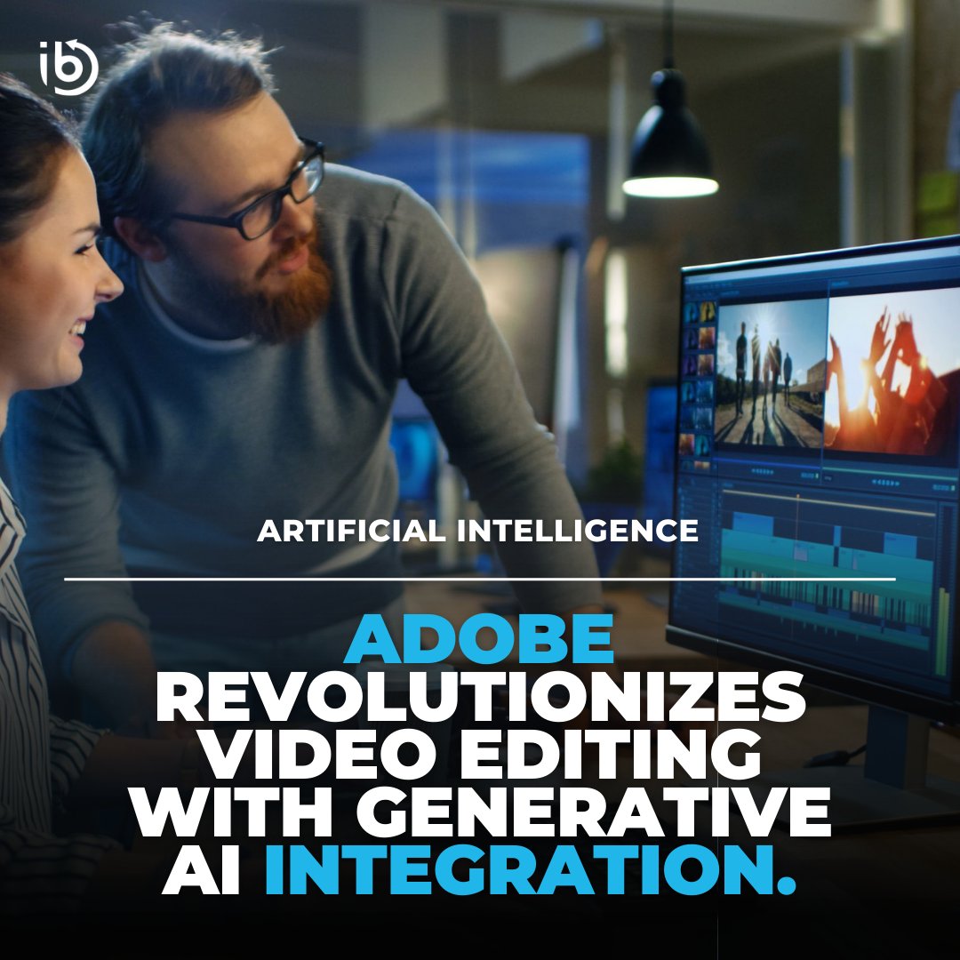 Adobe Revolutionizes Video Editing with #GenerativeAI Integration.
In a groundbreaking move, Adobe unveils its strategy to integrate generative AI into Premiere Pro, After Effects, and Audition.
#artificialintelligence #programminglife #algorithms #aipowered #innoboonadvantage