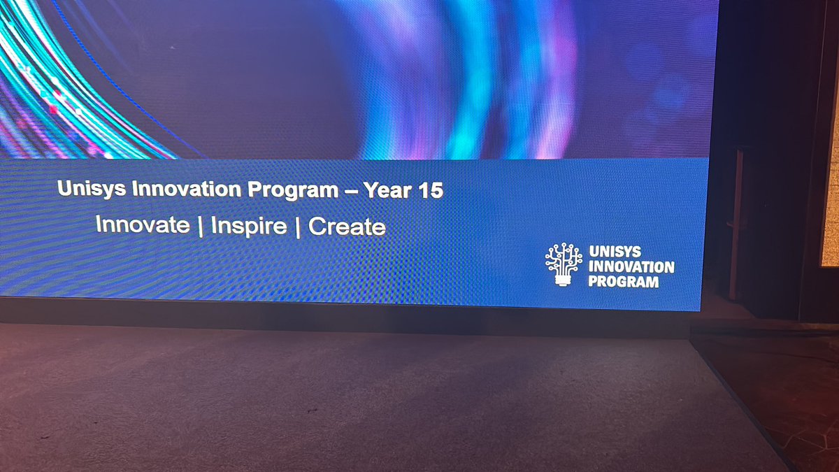 YashJethani's tweet photo. Excellently run Innovation Program by Unisys in its year 15 now. #UIPY15 #Unisys  A great showcasing of cultural innovation implemented at grassroots collaborating with academia, industry and the provider ecosystem as tracked by #ISG Congratulations to the winners! https://t.co/5922CUkWQ6