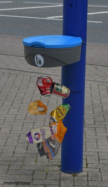 Loving Leicester City's new invisible bin liners----