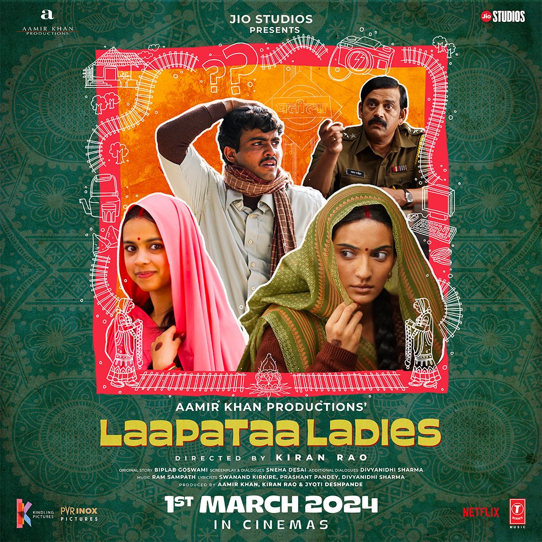 #LaapataaLadies What a great movie.. It will be the best movie in 2024 for sure.. The movie talks about what a Indian women wants in a beautiful way. Celebrate women's in India throughout ❤️❤️.. Soulful Movie and Don't miss it in @NetflixIndia.. Congrats to Dir #KiranRao mam💐