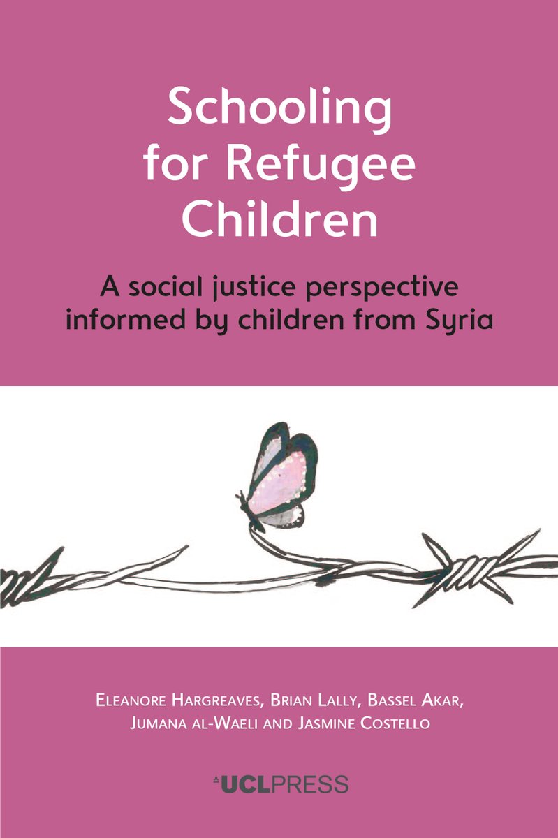 uclpress_ed's tweet photo. How is displacement experienced by refugee children? Prof. Eleanore Hargreaves @IOE_London &amp; co-authors represent children's experiences expressed in their own words. FREE to read #OpenAccess #Education #EduTwitter @TeacherChat_uk https://t.co/i5fcVM4Hvx https://t.co/MbVyLstE5s