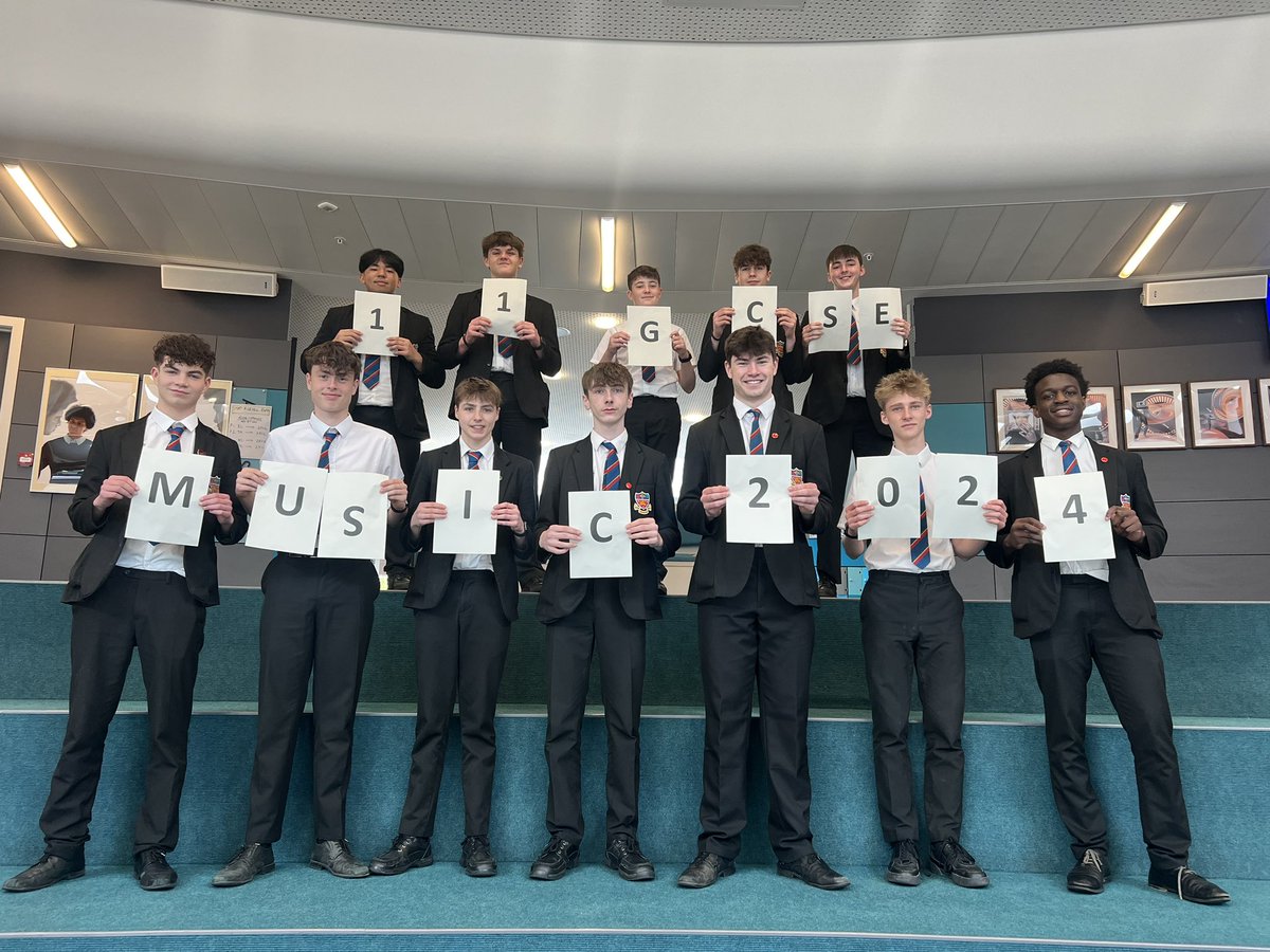 Saying farewell to our superb GCSE and A Level cohorts for 2024. Wishing you all the best in your exams and futures - we will miss you! 🎶🥺