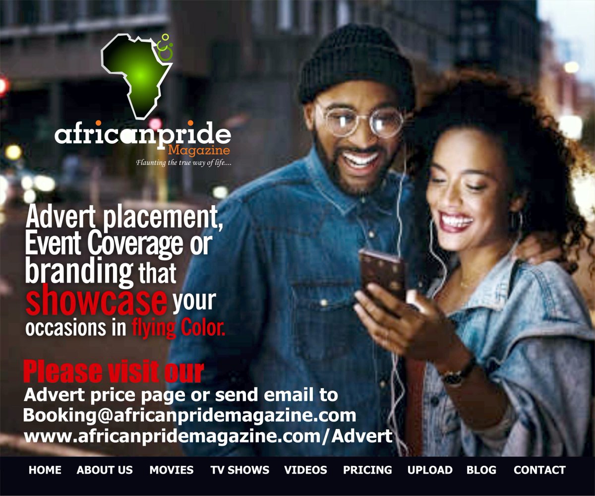 Advertise with us at African Pride Magazine 

Visit https://africa... africanpridemagazine.com/blog/advertise…
#advertisements #advertisers #adverts #Africa #african #Africanpride #Africanpridemagazine #AfricanPridemagazinefan #Africanprideradio #AfricanPrideTV #businessmen #businessowne...