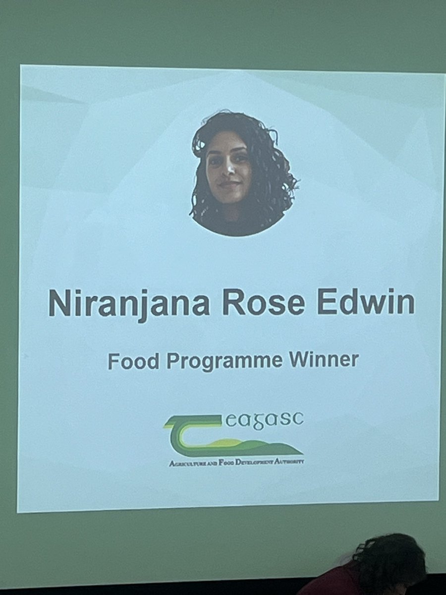 Super proud of @N_RoseEdwin winner of @teagasc Food Walsh scholar 2024. So very well deserved @Soilmicrobio @florenceabram @VistaMilk @TeagascFood