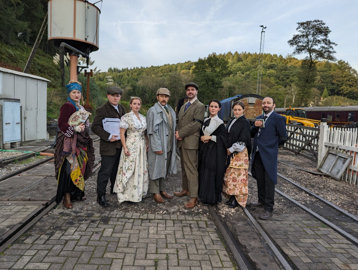 NEWSFLASH!
Tickets for our Murder Mystery on Dean Forest Railway on Saturday May 18th are ONLY on sale until 23.59 tonight!

NEWSFLASH - Sales close 23.59 tonight! May 18th 2024
"Sherlock Nolmes and The Scandal in Lydney" - tickets from deanforestrailway.co.uk/experiences/mu…