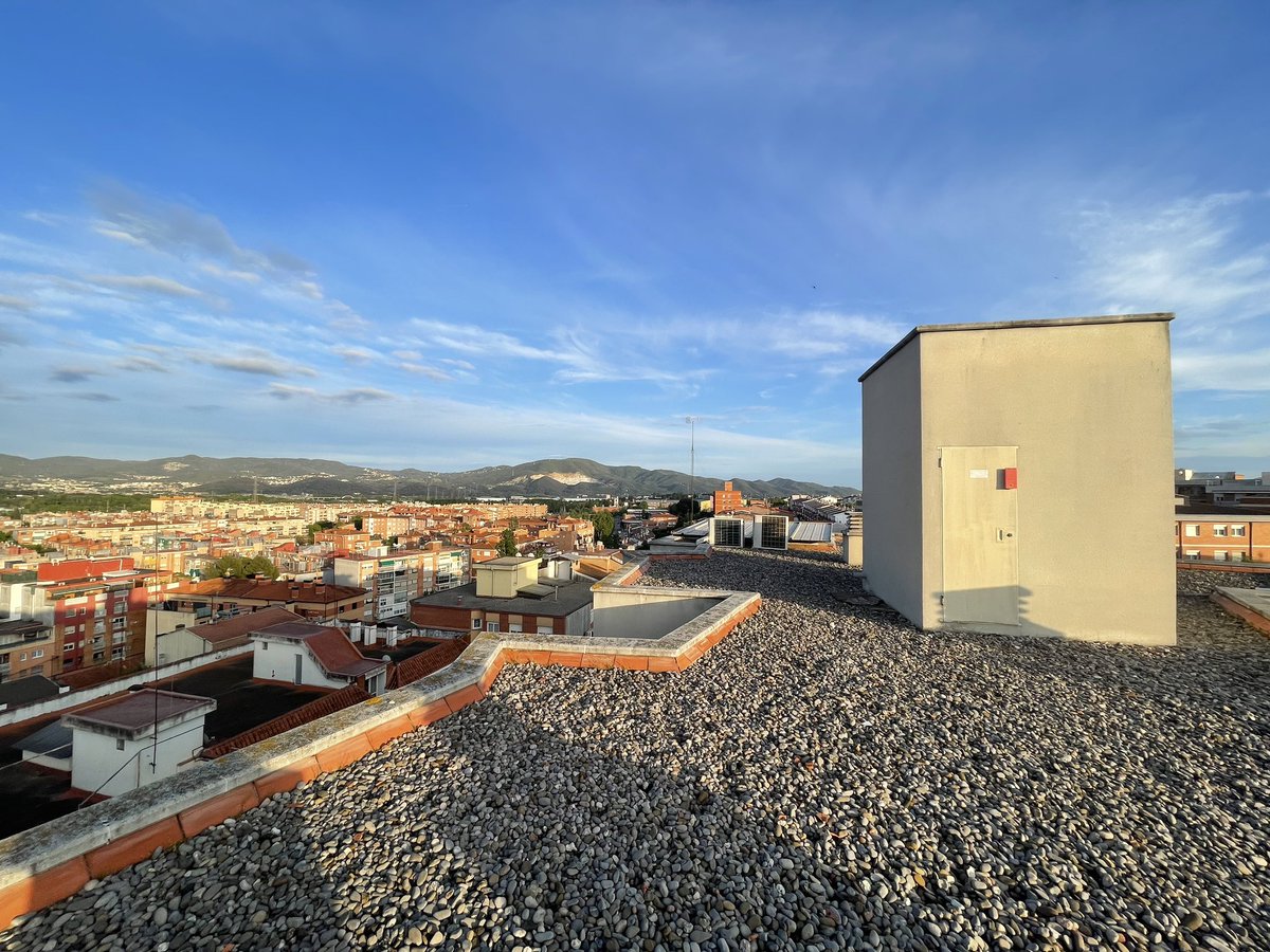 ramalcu's tweet photo. Here are my two photos of the Blackbird installation site on top of the elevator cabinet at the highest point within the city. Nice view of the outskirts of Barcelona.

Thanks, @ChirpDeWi, for the opportunity to win a miner through the #BlackbirdHighSpotChallenge. 

Join the challenge - https://t.co/Ytg3me4j05

Contest details - https://t.co/gd9PgihKRW
