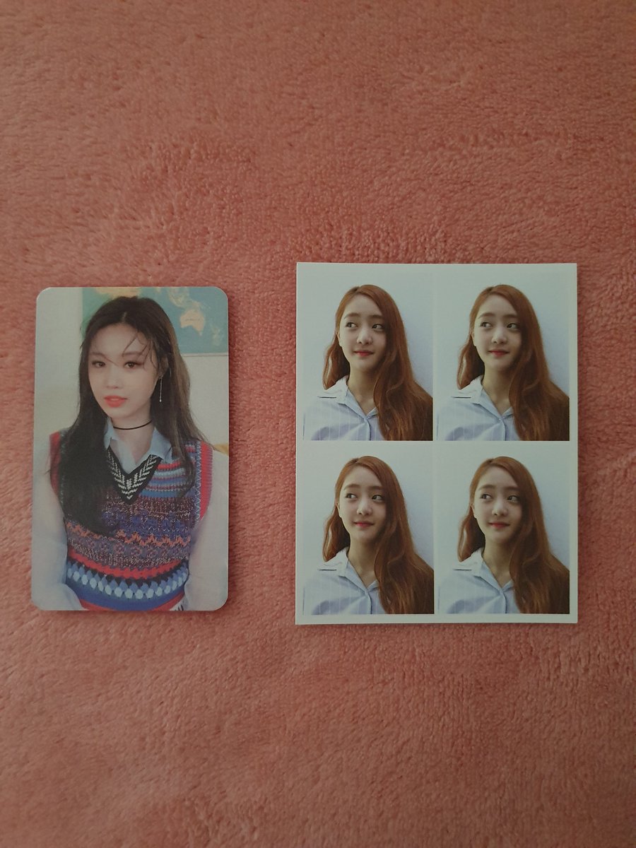 yuchained's tweet photo. (wts)

gidle i am album with all inclusions:

♡ 2 booklets
♡ MINNIE id photocard
♡ SOOJIN photocard
♡ SHUHUA sticker 
♡ logo sticker https://t.co/6RVKqRny7Y