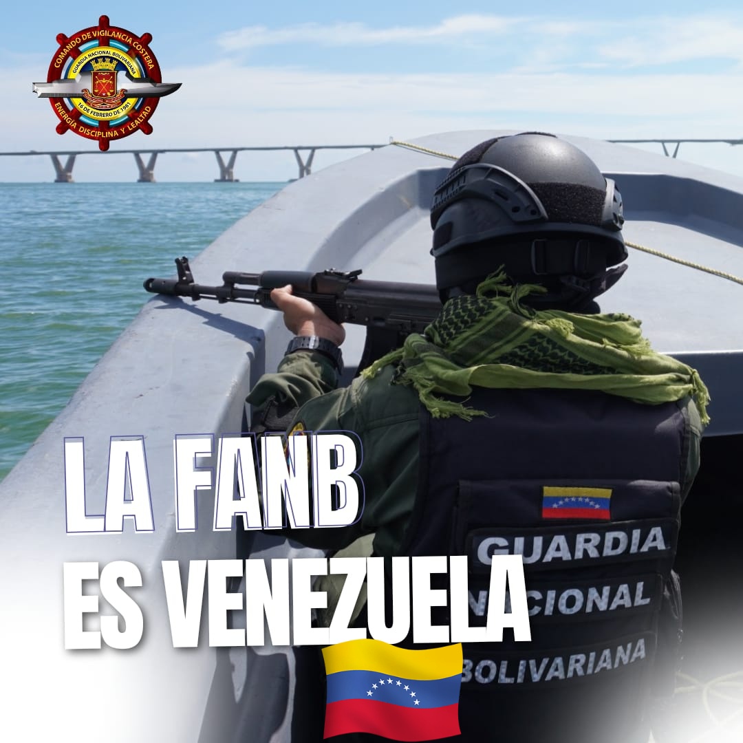 Viva Nuestra Fuerza Armada Nacional Bolivariana.