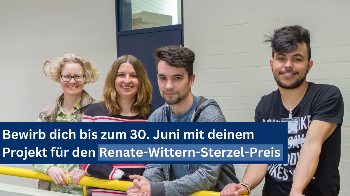 #Gleichstellung von Frauen und Männern und Förderung von #Diversität an der FAU - deswegen wird der Renate-Wittern-Sterzel-Preis verliehen.
Bis zum 30. Juni kannst du dich für den diesjährigen #Gleichstellungspreis bewerben! 🙌

Mehr dazu: gender-und-diversity.fau.de/gender/preise-…