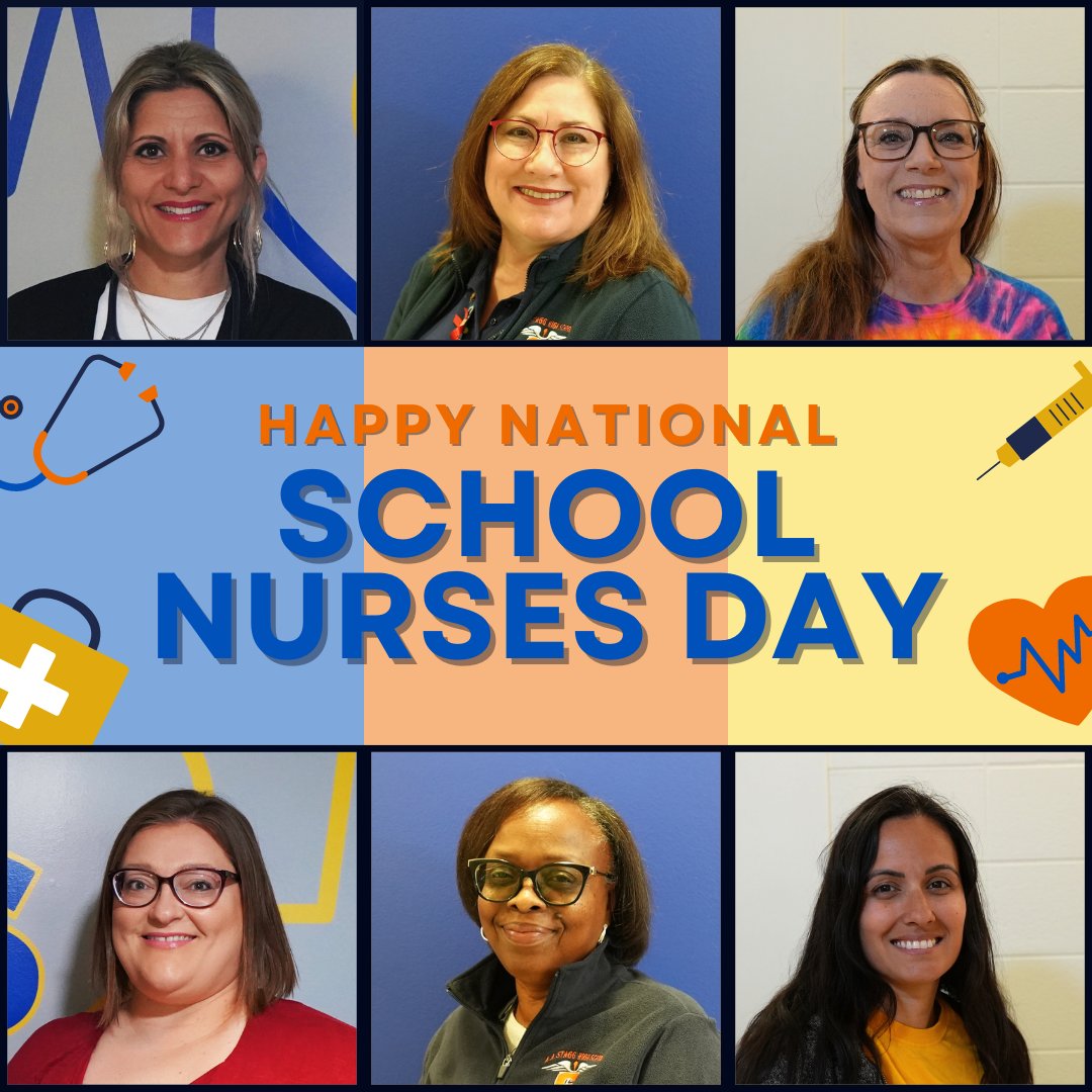 Thank you to all school nurses for everything you do to keep our students safe and healthy!