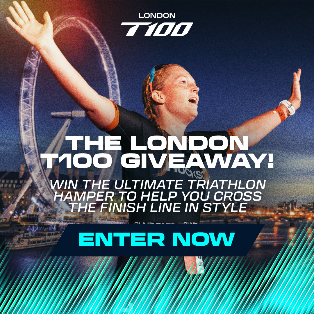 To celebrate their inaugural London event, the T100 are giving you the chance to win a Triathlon hamper worth over £2,500 to make sure you cross the finish line in style🥇 To enter, sign up to any event at the London T100 before May 21. More info 👉 protriathletes.org/the-london-t10…