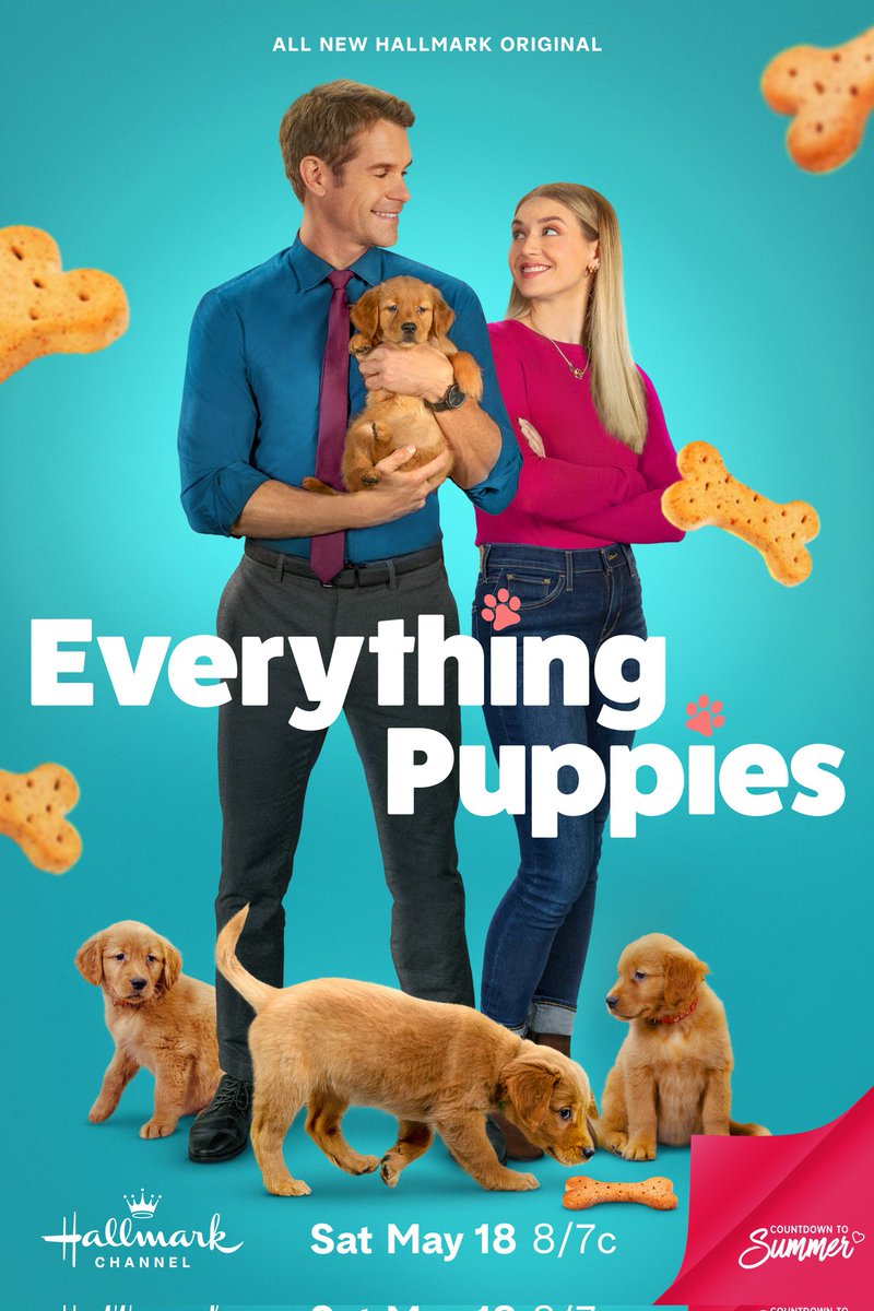The #EverythingPuppies poster is here! @stephenhuszar @plamkip @hallmarkchannel #Chessies

📸: Hallmark Media