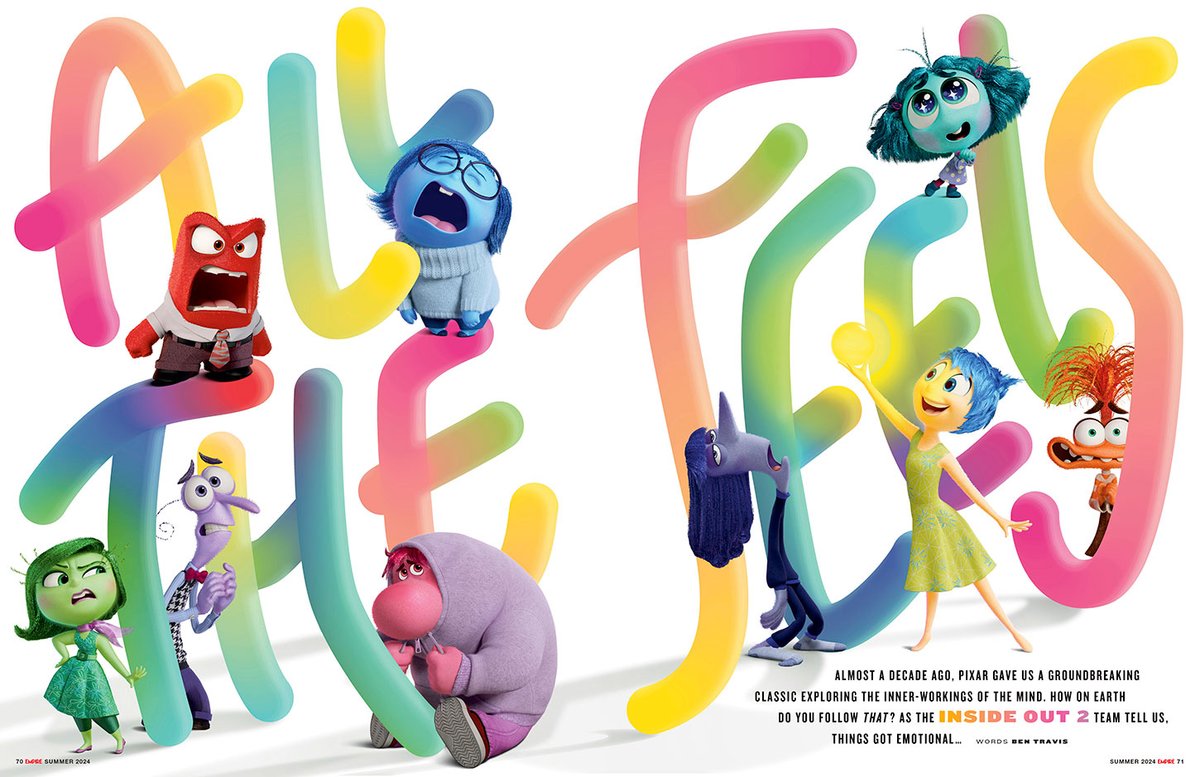 Loved doing this – spoke to the creators of Inside Out 2 (including Kelsey  Mann, Pete Docter, and Amy Poehler) to get the full emotional journey of  making a Pixar movie. The