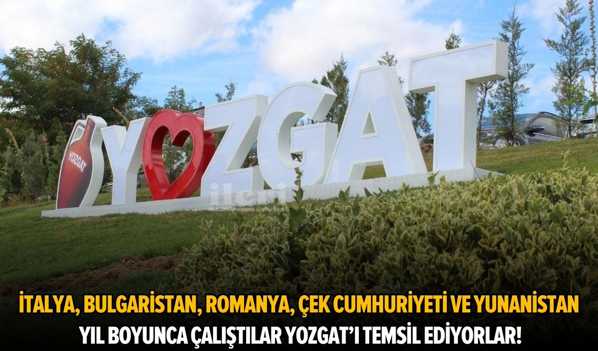 İtalya, Bulgaristan, Romanya, Çek Cumhuriyeti ve Yunanistan... Yıl boyunca çalıştılar: Yozgat’ı temsil ediyorlar!
ilerigazetesi.com.tr/italya-bulgari…

#yozgat #haber #ilerigazetesi #sondakika #sondakikahaber
