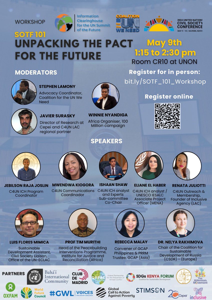 Continue the conversation by joining our workshop tomorrow at 1:15: #WeCommit