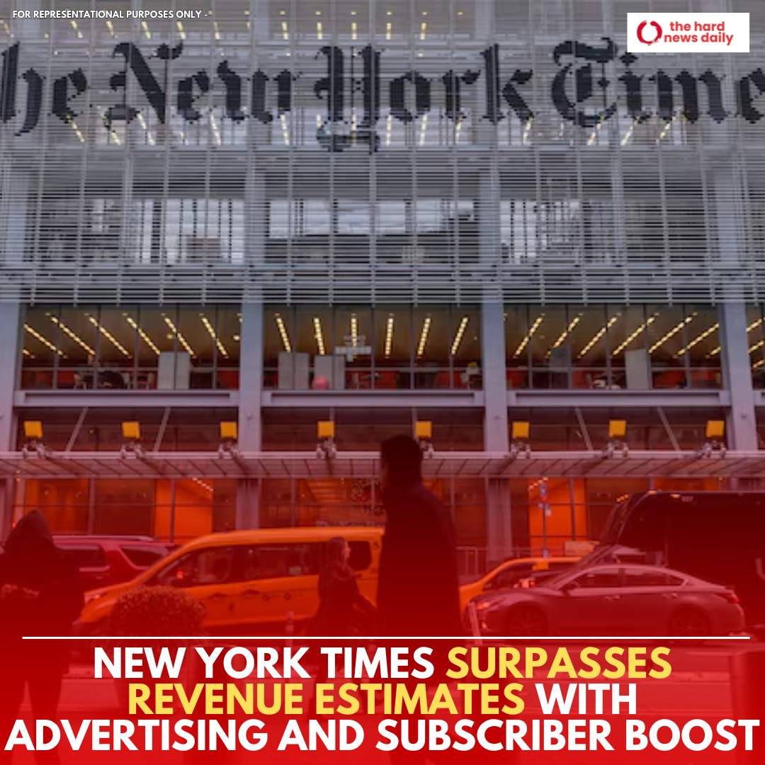 New York Times outperforms Q1 revenue estimates, reaching $594 million due to a surge in advertising and an increase in subscribers. 

Analyst expectations were set at $591.9 million. 

#NewYorkTimes #MediaRevenue #EconomicGrowth