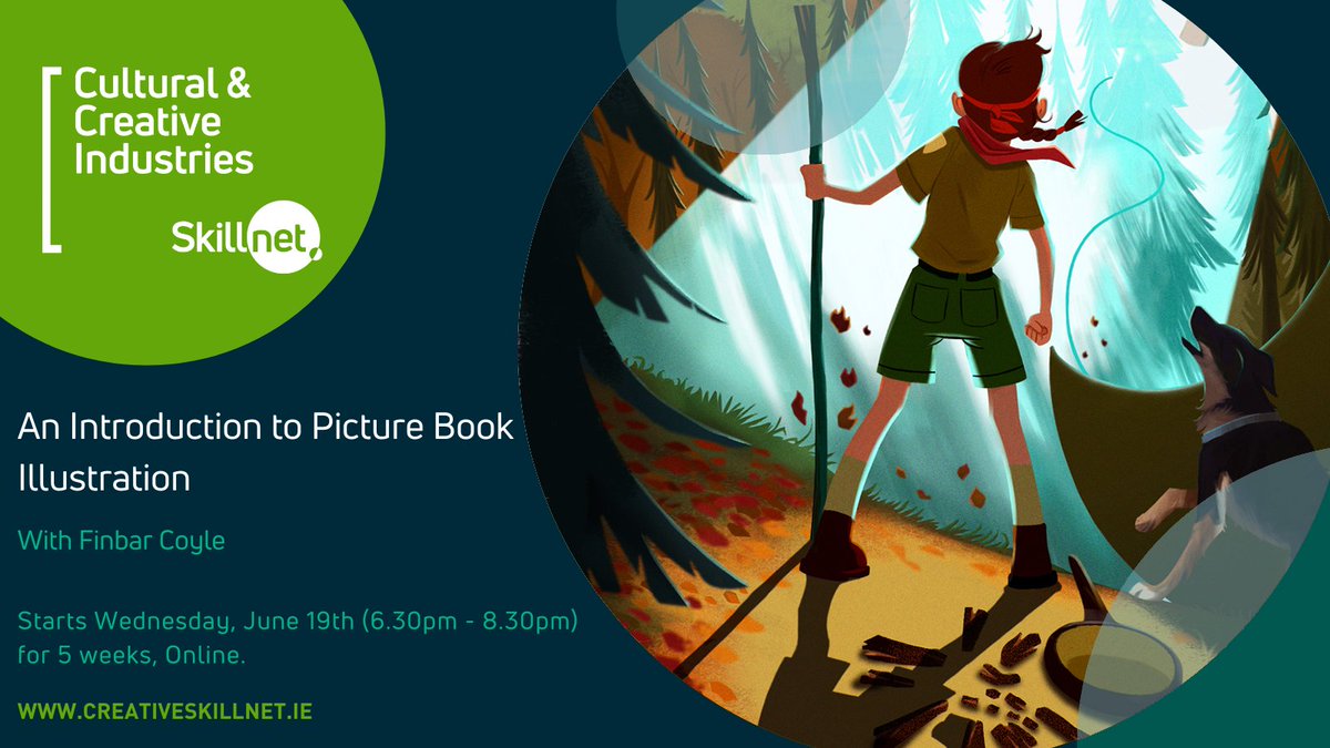 Exciting News! Due to popular demand, we've added a second date for our Illustration for Children's Picture Books course with Finbar Coyle! New Course Dates: June 19th - July 17th Cost: €100 Sign up now creativeskillnet.ie/course/an-intr… #IllustrationCourse #CCISIreland