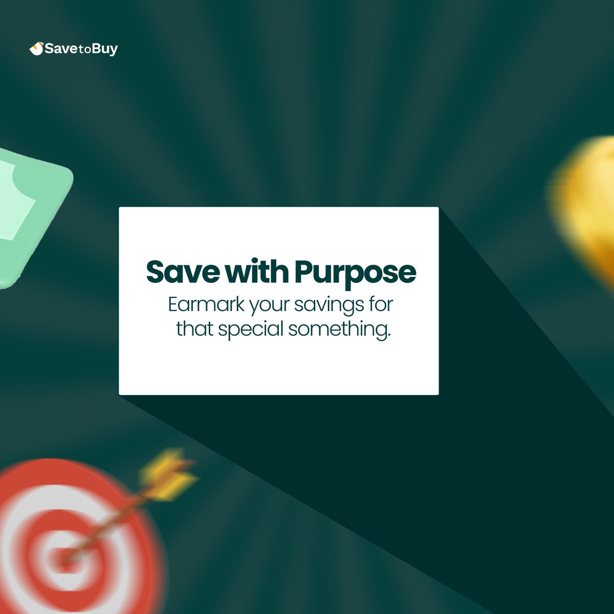 Don't forget that saving with a purpose would give you the motivation to keep going. We've got everything you need to get started on your path to financial security. Start your savings journey with us today. #savemoney #saveforthefuture #saveandinvest #smartsaving