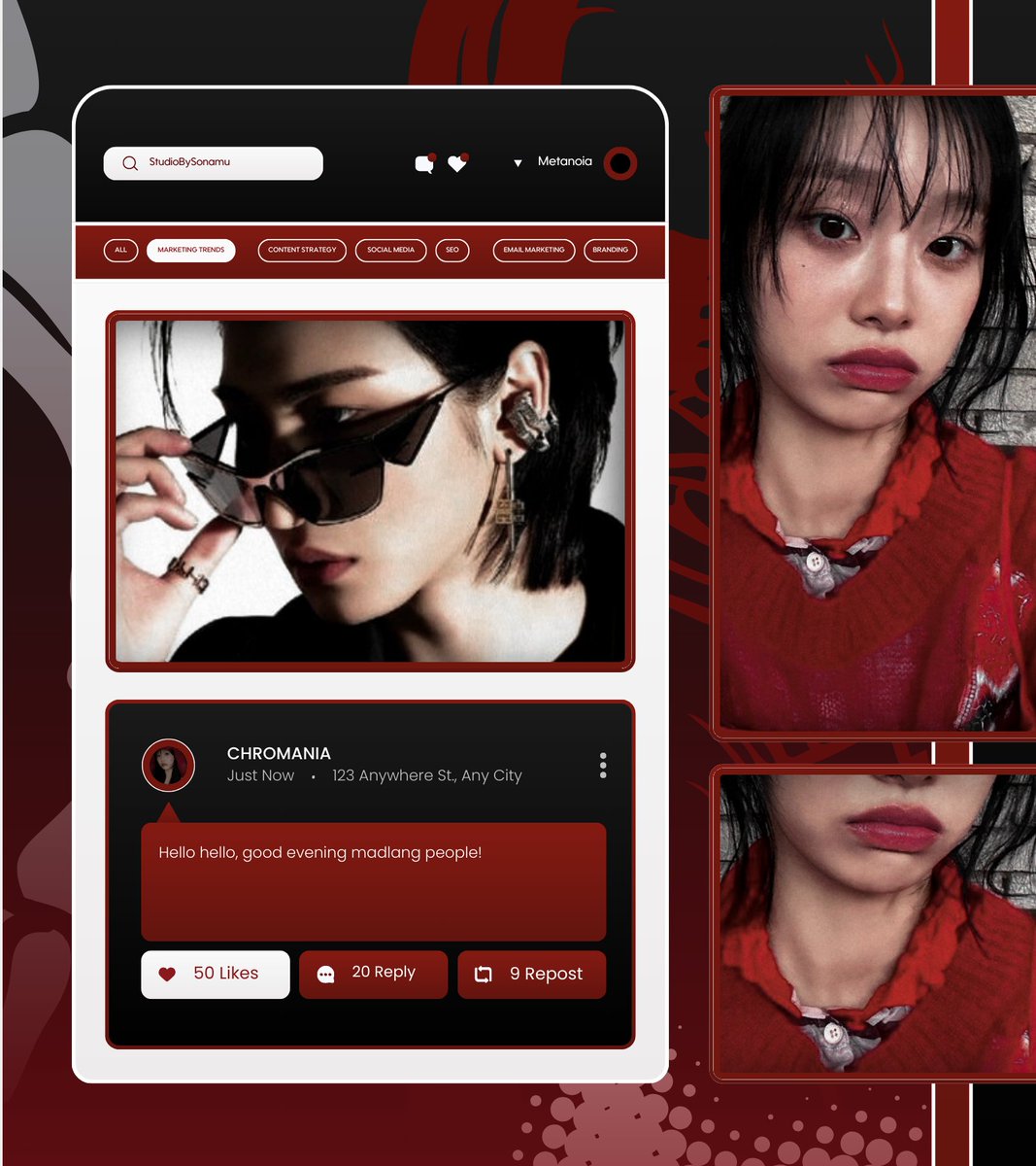 ㅤ

         CHROMANIA   ᥫᩣ   SNS UPDATE!
         19 : 53       𓄲      O8、 O5、24
         ⌕ METANOIA STUDIO

ㅤ