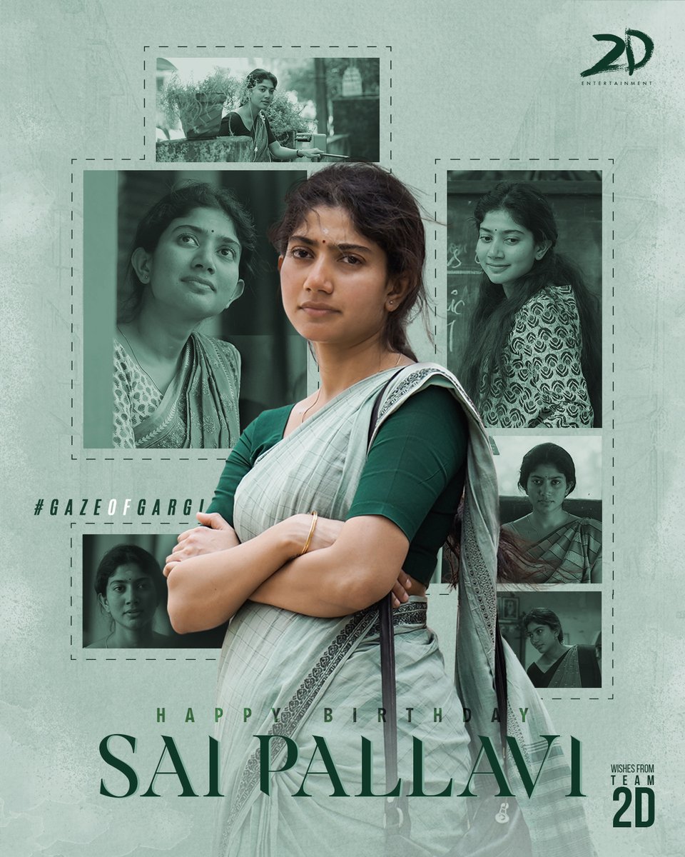 Happy Birthday to the actress whose performances speak volumes and whose eyes hold galaxies of emotions🎇 Wishing you an incredible year of stellar roles and success, @Sai_Pallavi92✨ #HBDSaiPallavi