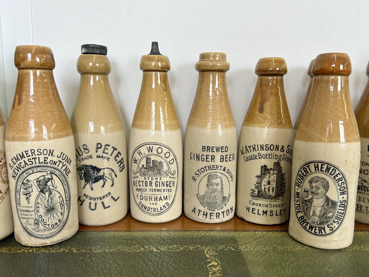 A small selection of an amazing and large bottle collection coming up in our next sale #auctions #yorkshire #bottles #stoneware #antiques #beer