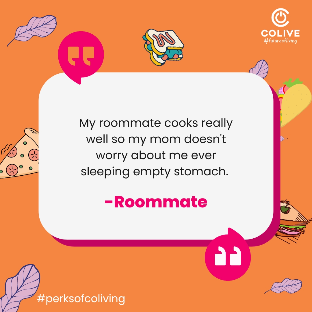 No more empty stomach worries, thanks to my roommate's kitchen magic.🥣🍽

#perksofcoliving #colivinglife #roommates #roommatechef #FoodieFriends #RoommateBonding #CulinarySkills #homeawayfromhome #roommatelove #roommatelife #coliving #rentkarcolivepar #colive #futureofliving