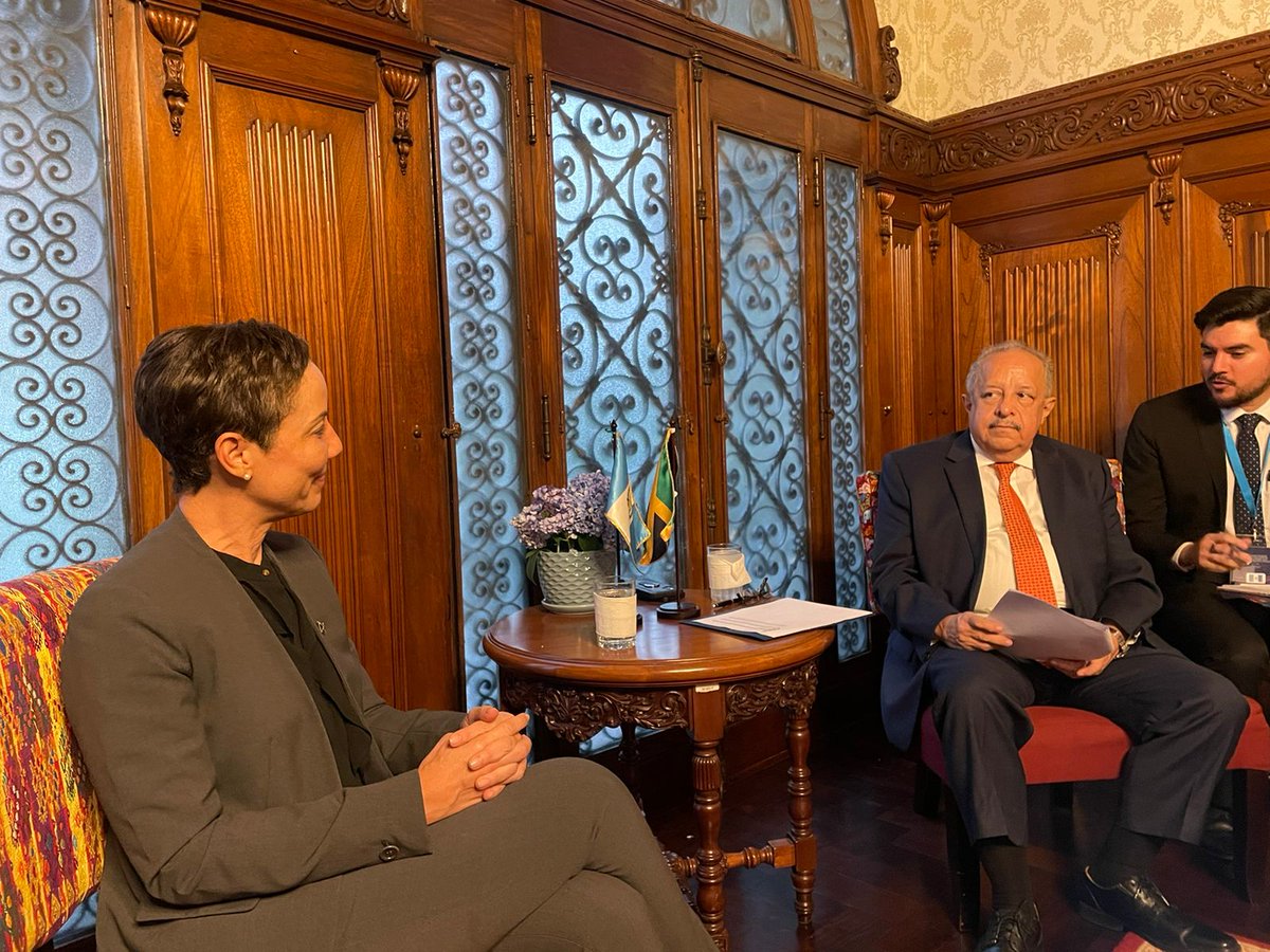 It was a pleasure to have a bilateral meeting with H.E. Carlos Ramiro Martinez, Foreign Minister of Guatemala, and to congratulate him on his hosting of the #LADeclaration meeting as well as his appointment earlier this year. We reaffirmed the opportunities for cooperation in the…