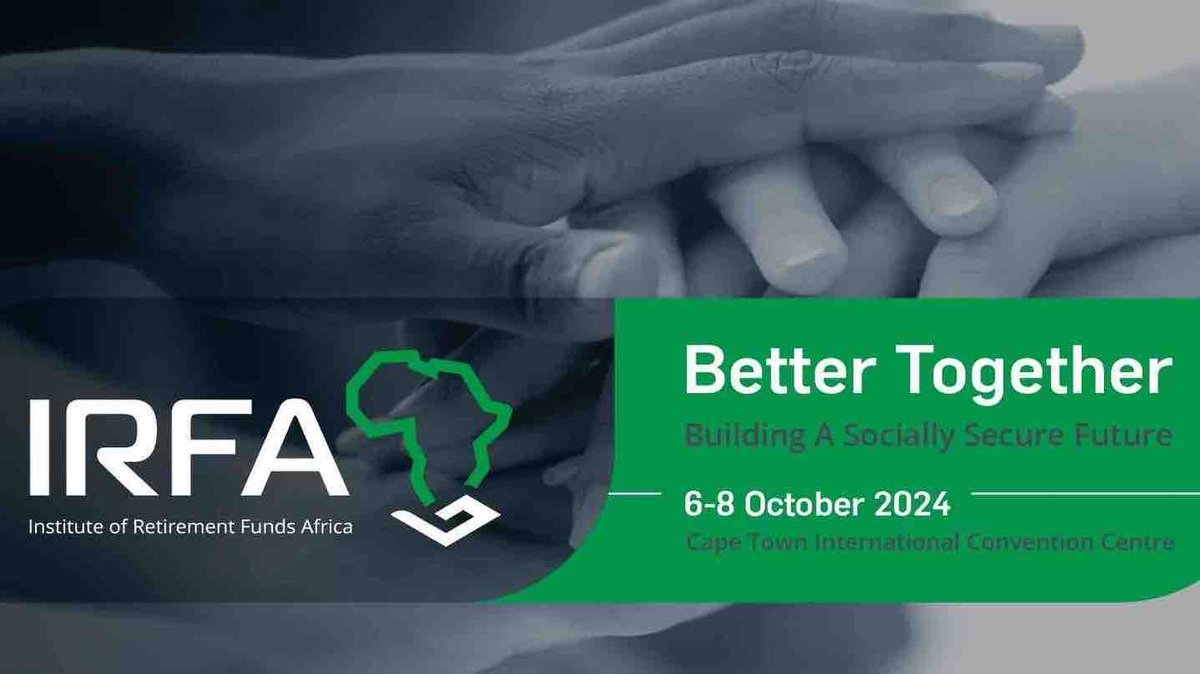 #IRFA CONFERENCE 2024.
6-8 Oct 2024
#CTICC, Cape Town

As a beacon of excellence, IRFA continues to lead the charge. #Advocacy, knowledge dissemination, and #education define our purpose!

VISIT WEBSITE: irf-conference.co.za

#IRFA2024 #ConfCo #Conferencing #Retirement #Invest