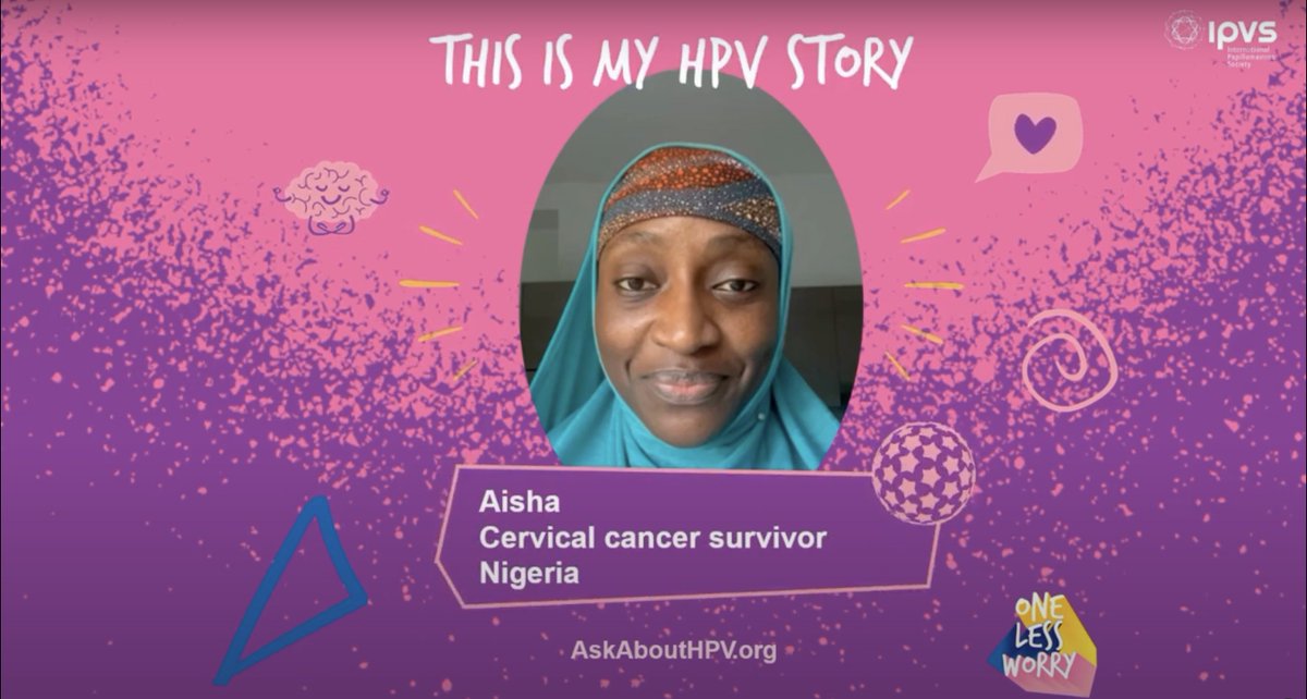 #CervicalCancer survivor stresses the importance of early detection and #HPV vaccination 💉in preventing the disease! Check out Aisha's story here👉shorturl.at/cyBCJ
@AskAboutHPV #HPVinMENA