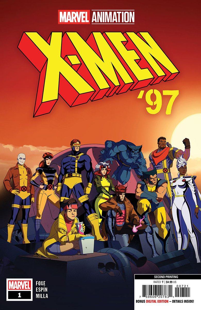 THE OFFICIAL PRELUDE TO THE DISNEY+ SHOW! Don't miss 📚#X-Men 97 #1 😻2nd printing #MarvelAnimation #CoverArt 👉ow.ly/RbkC50RvqiE ✏️ @steve_foxe 🎨 @salvaespin Don't miss out! #MarvelUniverses #MarvelComic #MarvelFan #NewComic #MidtownComics #MarvelMovie #Xmen97 #Xmen