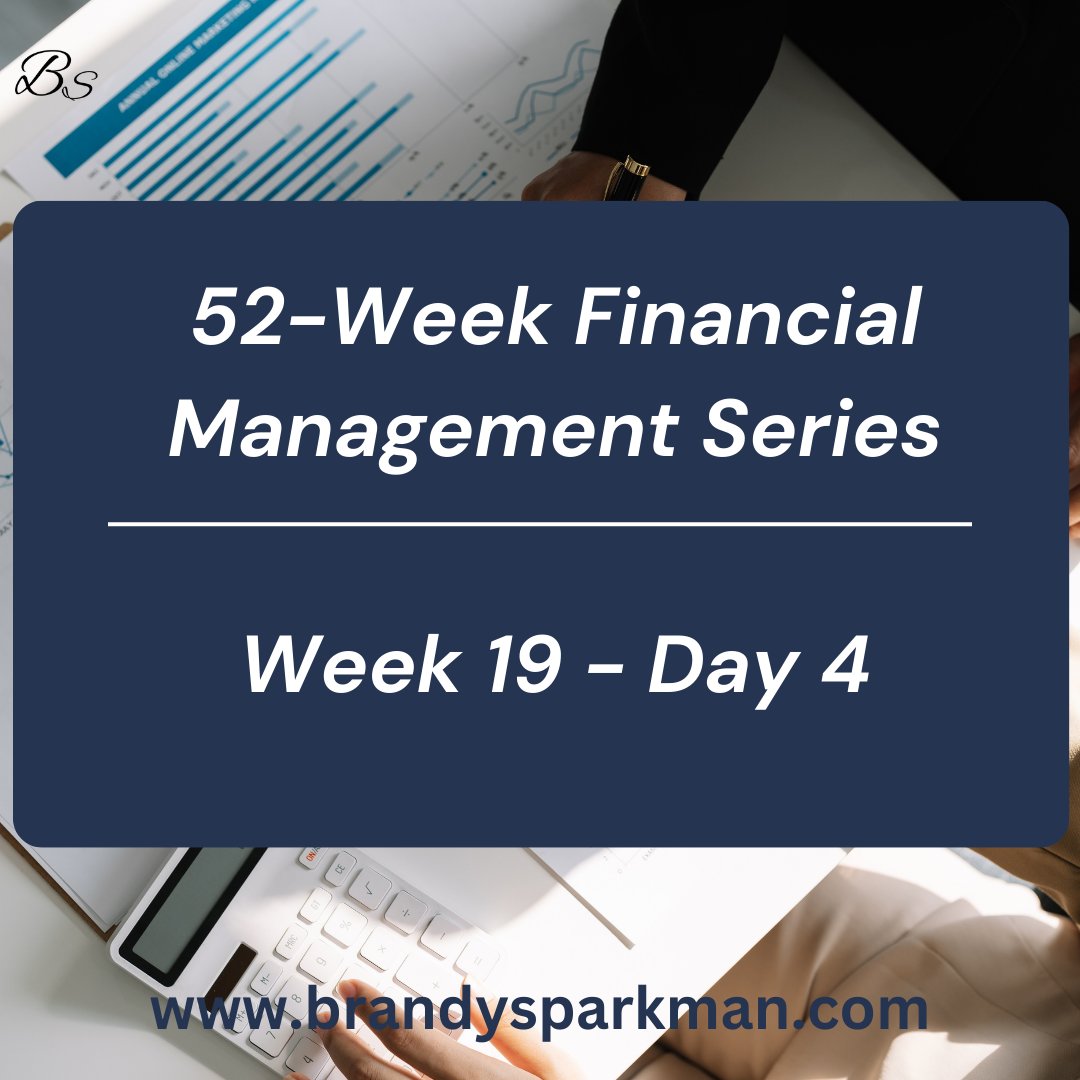 52-Week Financial Management Series

Week 19 (Day 4): Handling IRS Audits

Action Items for today: Navigating the IRS Audit Process

Complete today's action items: brandysparkman.com/52-week-financ…

#financialmanagement #smallbusinessowner #52weekfinancialmanagementseries