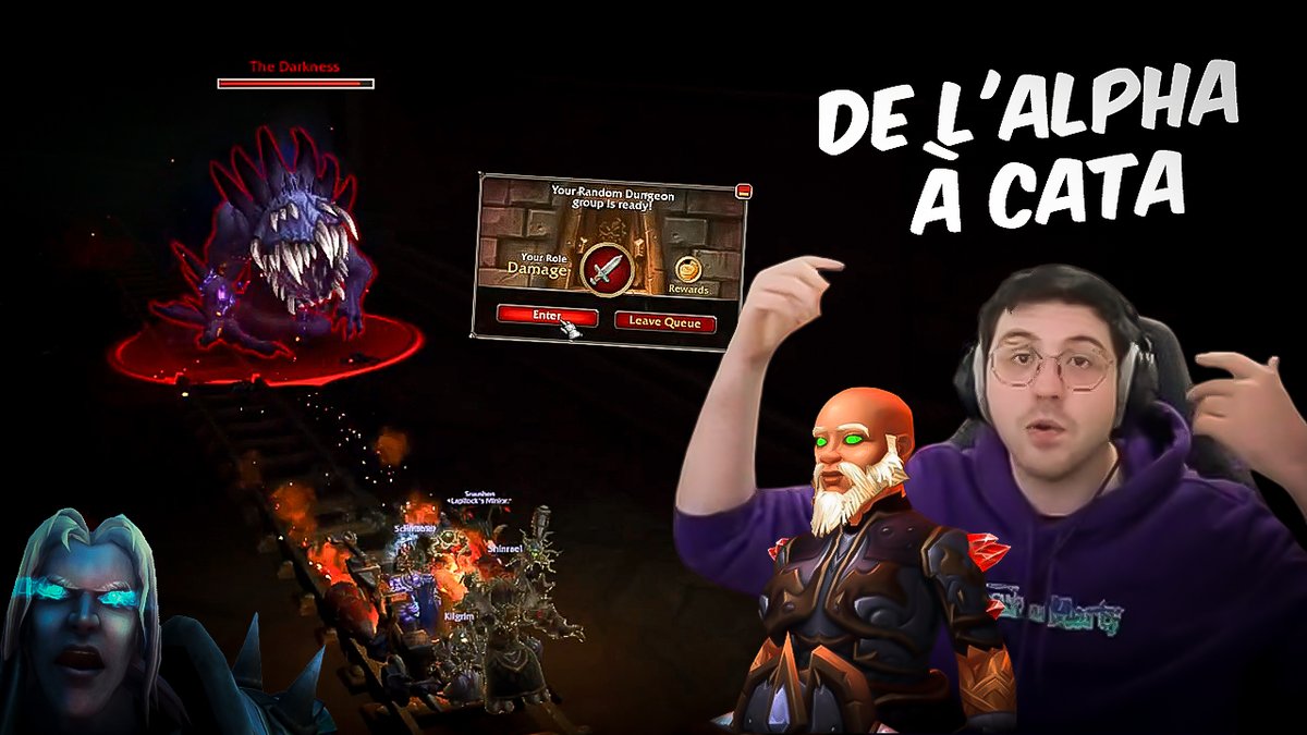 SUITE DE L'ALPHA DE THE WAR WITHIN ET PRÉ-PATCH DE CATACLYSM ! Suite de la découverte de The War Within, la prochaine extension de WoW, et du pré-patch de Cataclysm avec un p'tit ICC des familles, c'est le programme du best of de la semaine sur YT 👍 youtu.be/prfoTvT6glg