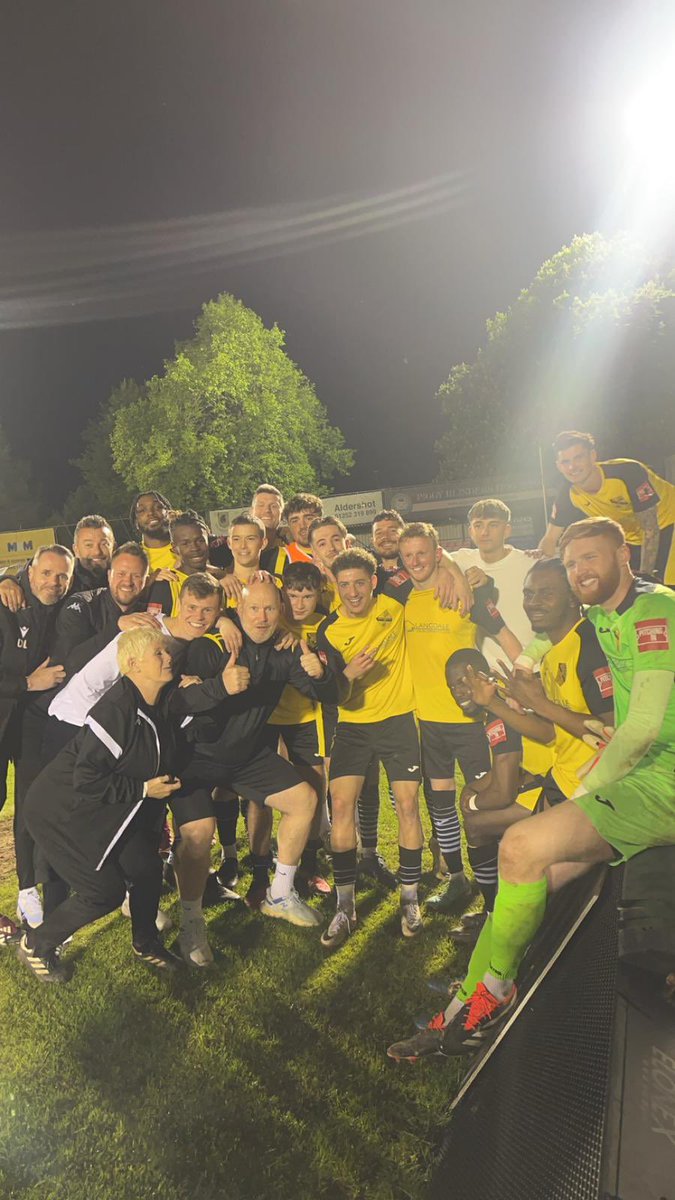 Didn’t get the promotion we fought so hard for but we did end the season with some silverware. So proud of the boys and what’s been achieved this year 🥳💛🖤