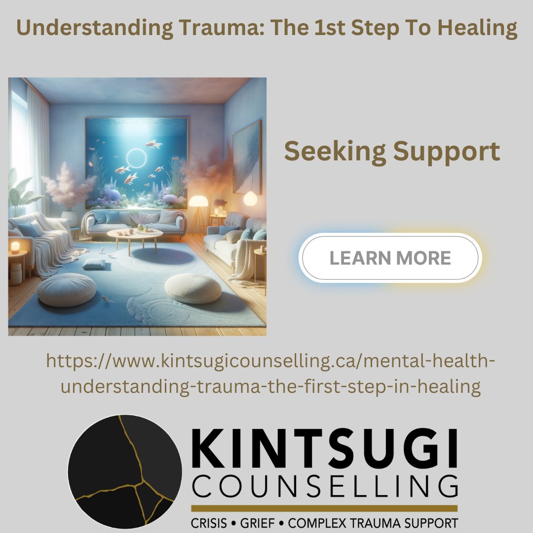 Seeking Help for Trauma Healing.

kintsugicounselling.ca/mental-health-…

#TraumaRecovery #NotAlone #MentalHealthMatters #CBT  #NARMtherapy #TraumaHealing  #TherapyWorks  #OvercomingTrauma #TraumaTherapies #GuidedHealing #MentalHealthResources #HealYourMind #SupportNetworks #StrengthInSupport
