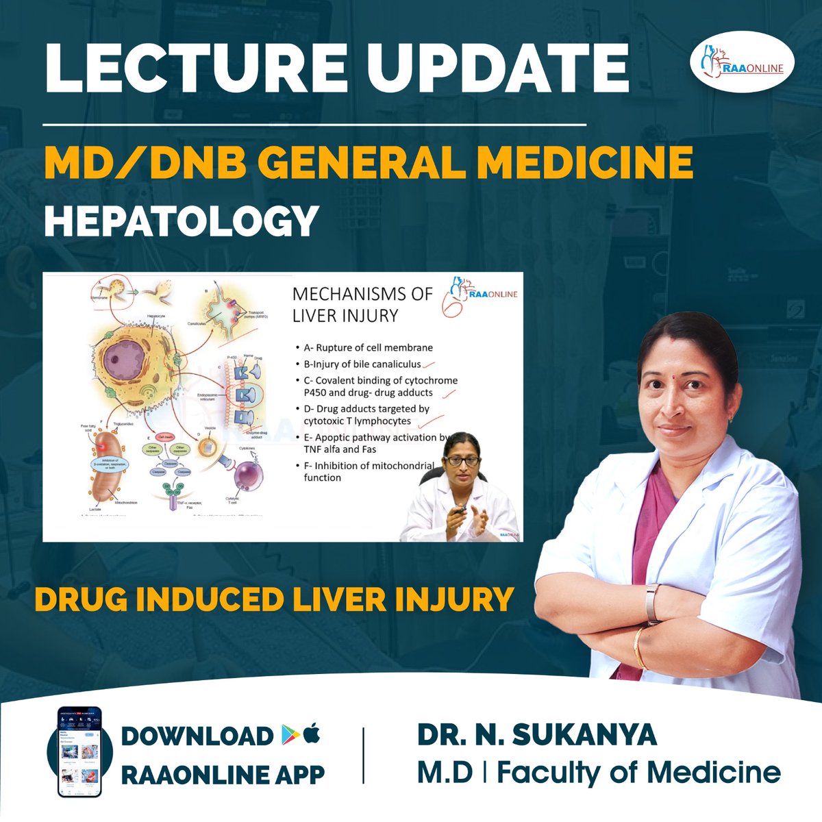 Raaonline's tweet photo. Lecture Update in MD/DNB General Medicine - Drug Induced Liver Injury By DR.N. Sukanya on RAAONLINE App.

Android: https://t.co/fSlaHVpc0T 

IOS: https://t.co/oJAMS4dSCa

Contact: +91 9994994266

#raaonline #lectureupdate #liverinjury #liver #injury #DILI #diseases #chromic https://t.co/OyOXPRnqhu