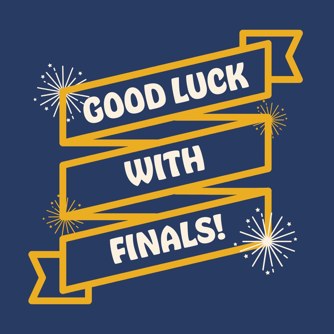 You're almost there! Take a deep breath, stay focused, and give it your all. You've got this! 💪 #FinalsWeek