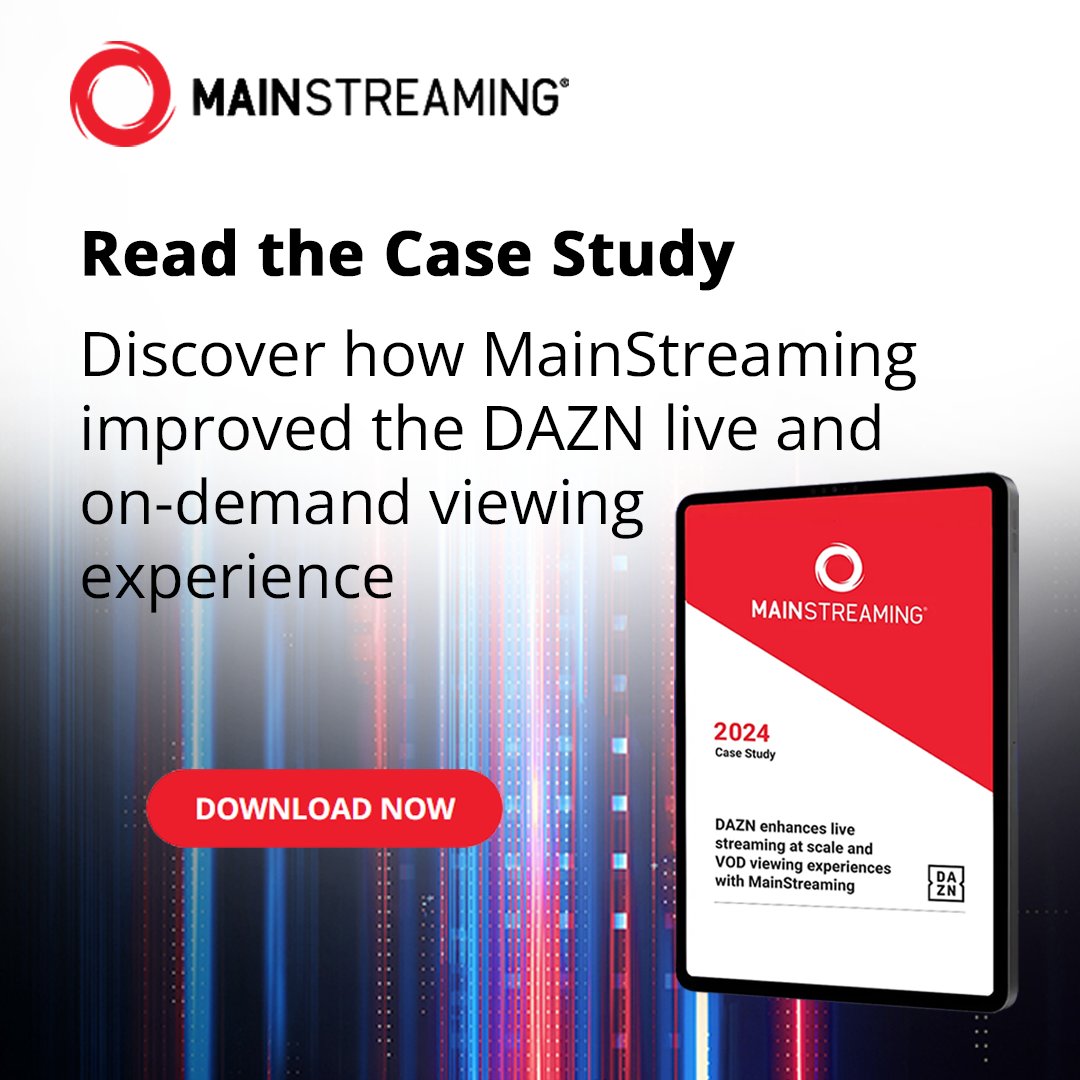 👀 Do you want to revolutionise your viewing experience? Discover how @dazngroup and @MainStreamingtv's partnership has levelled up the game to reduce latency, improve video quality and ensure uninterrupted streaming for end users. 👇 bit.ly/3y0ONce #Sportsbiz