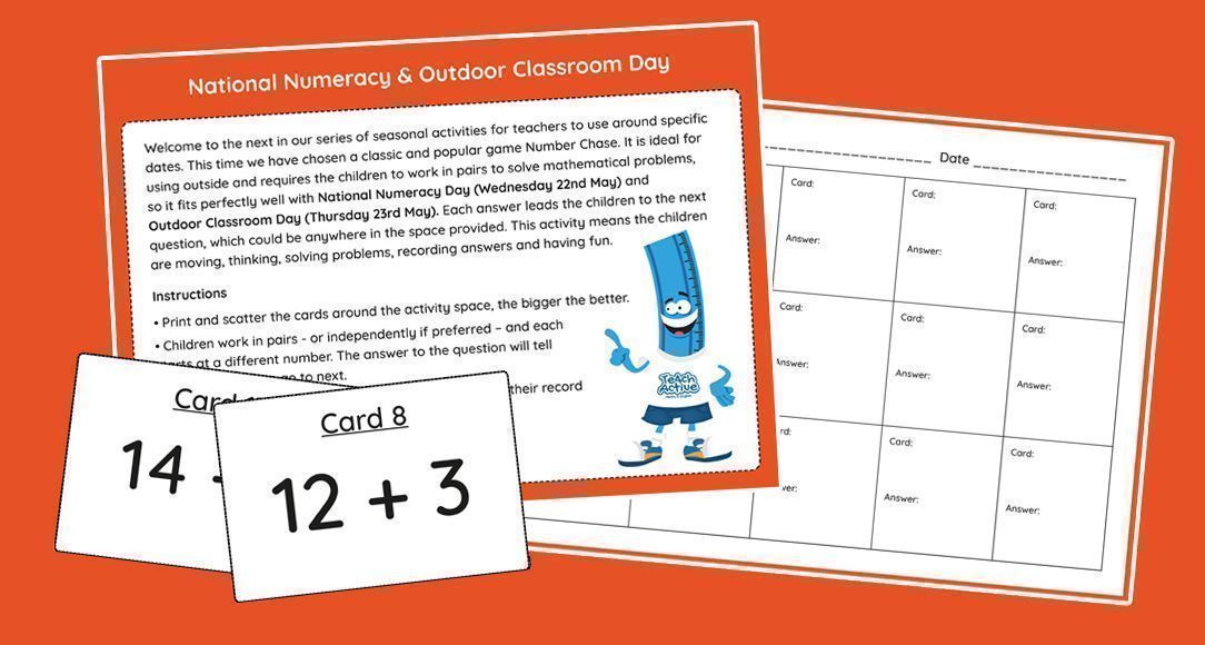Are you ready for #NationalNumeracyDay and #OutdoorClassroomDay? We have plenty of activities ready to go for your class 🏃‍♂️ Download on your Teach Active dashboard 👉 buff.ly/3Jg1UZn #Schools #Education #mathsoutside #primarymaths