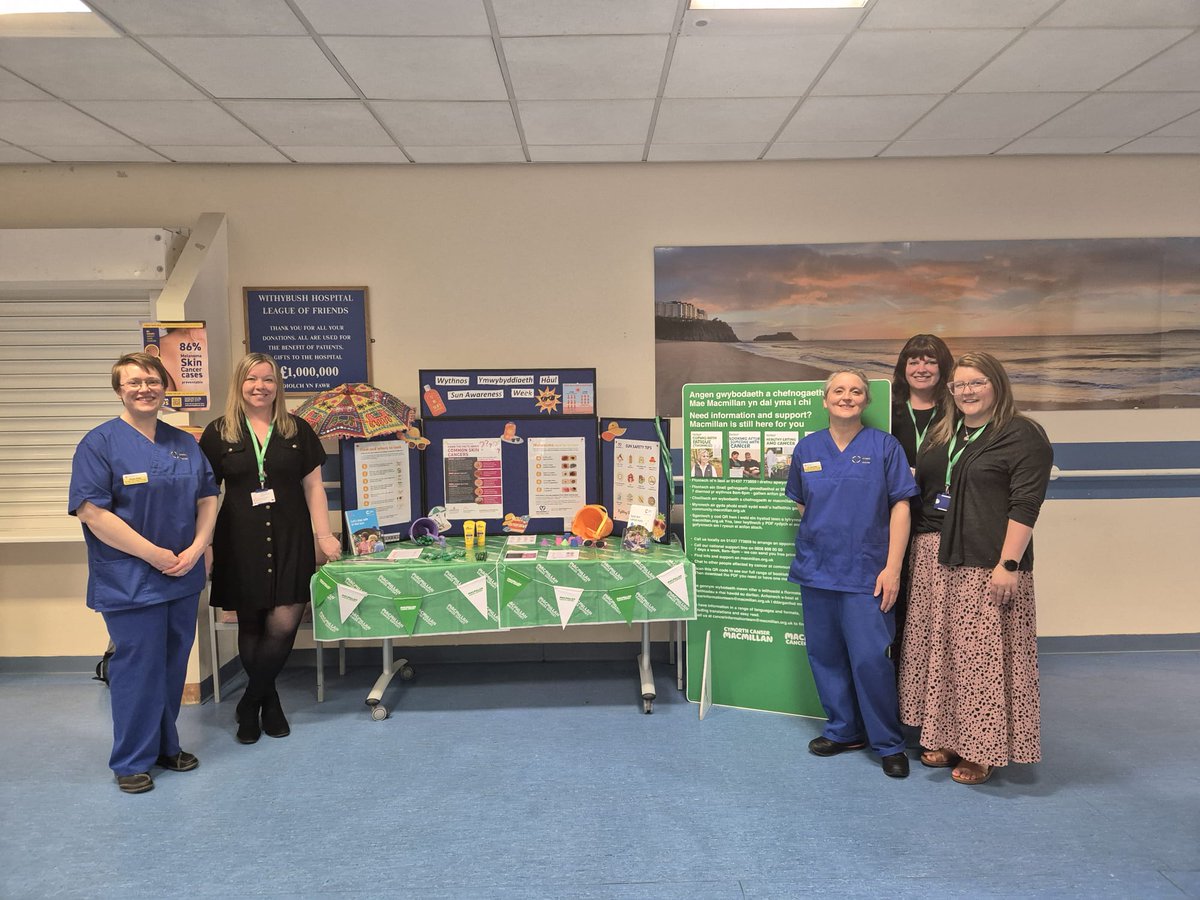 Please see the Dermatology Team at PPH OPD & WGH who are advising on sun safety. #sunawarenessweek
@sunsteph123 @HywelDdaHB @HealthySkin4All