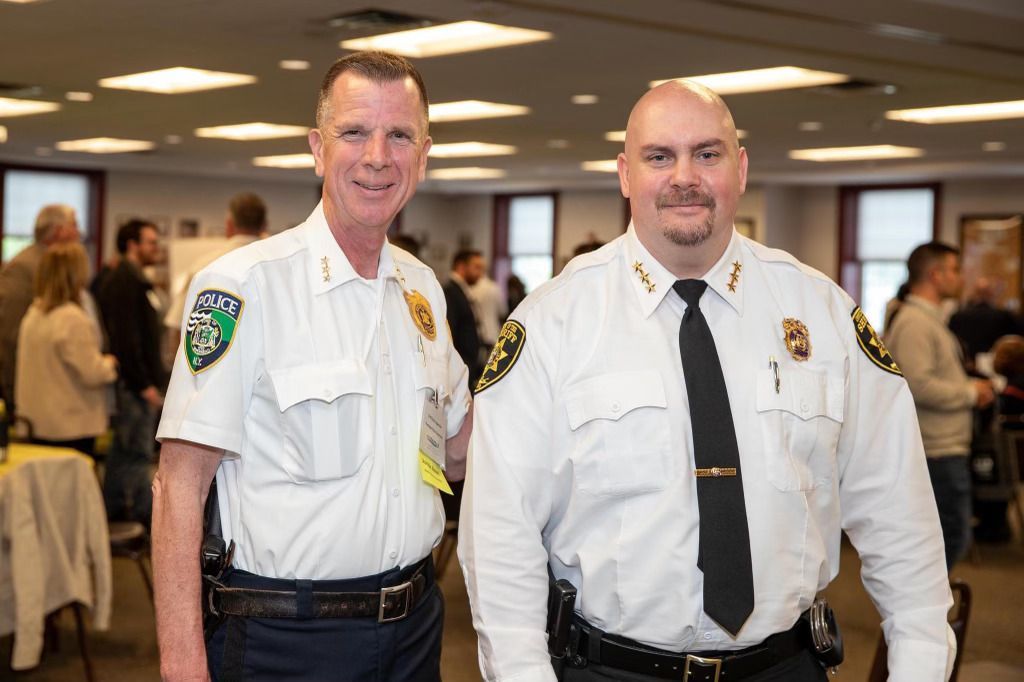 Deputy Undersheriff Becker recently attended Riverhead's Community Coalition for Safe and Drug-Free Youth's annual Meet and Greet to discuss ways to prevent drugs from entering the Riverhead community.