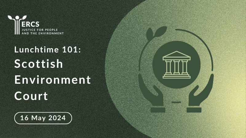 📢Next week! ➡️ Get up to speed on how a Scottish Environment Court could transform our #AccesstoJustice on environmental issues ➡️ Hear from the Chief Judge of the first specialist #EnvironmentCourt in the world Book: …hEnvironmentCourt101.eventbrite.co.uk