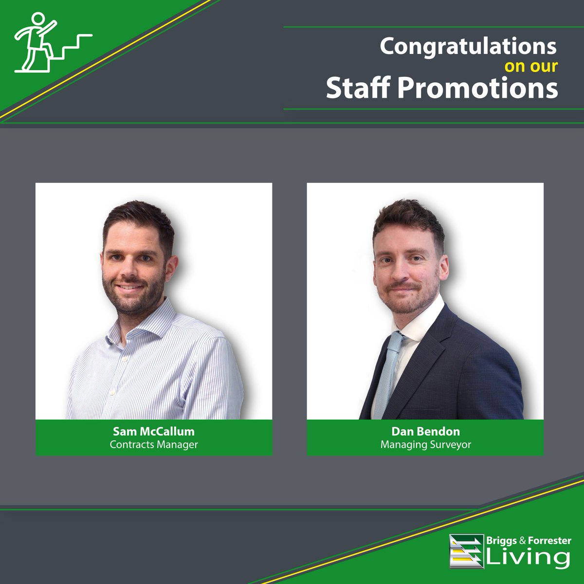 ⭐ PROMOTIONS ⭐ We are pleased to reward the hard work and commitment to the business shown by Dan Bendon and Sam McCallum in promoting them to form an additional Contracts Team for the Southeast Region.