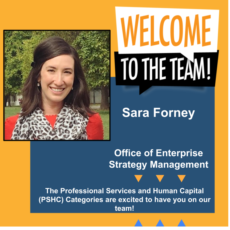 Welcome Aboard Sara Forney!  #WelcomeWednesday @FAS_Outreach @USGSA